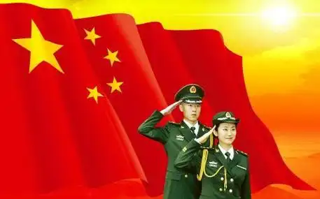 军人敬礼的黑板报黑板报图片大全