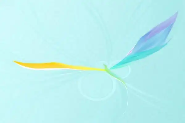 彩色凤凰艺术设计ppt背景图片