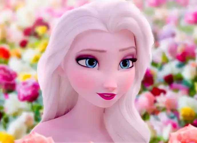 可爱迪士尼公主艾莎安娜 女生头像