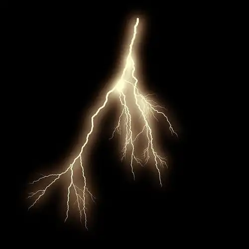 本素材作品名称为一道黄色的闪电,素材编号是2645223, 						是一张