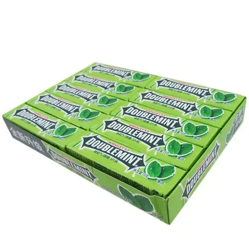绿箭口香糖薄荷味5片装13.5g20条经销代理厂家直供休闲零食满包邮