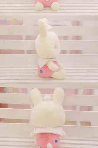 蓝白玩偶可爱海军兔子小白兔公仔毛绒玩具布娃娃玩偶生日礼物m947