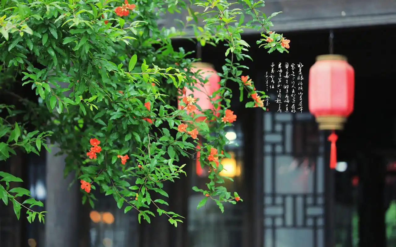 诗意古典园林唯美高清桌面壁纸