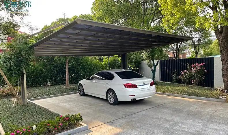 上海铝合金车棚厂家上海家用铝合金汽车停车棚