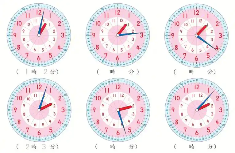 一年级上册数学人教版认识钟表