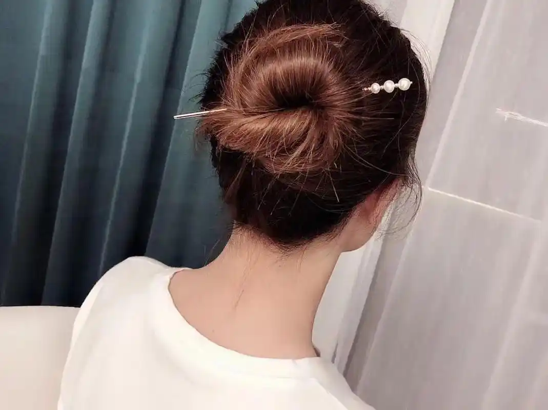 宫廷发簪天然高品质淡水珍珠