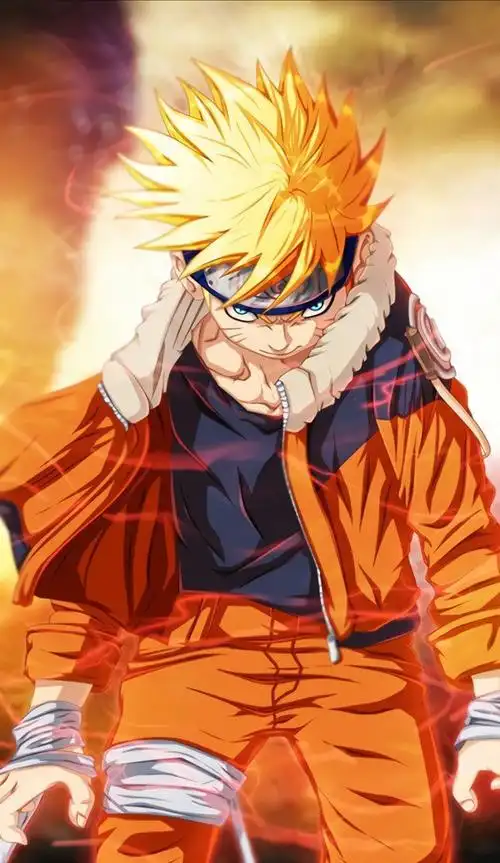 火影忍者动漫壁纸漩涡鸣人的背很好看