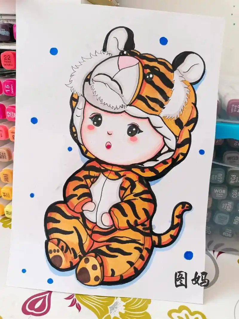 一起学画画 #创意美术 #手绘动漫人物 #绘画过程 #动漫 - 抖音