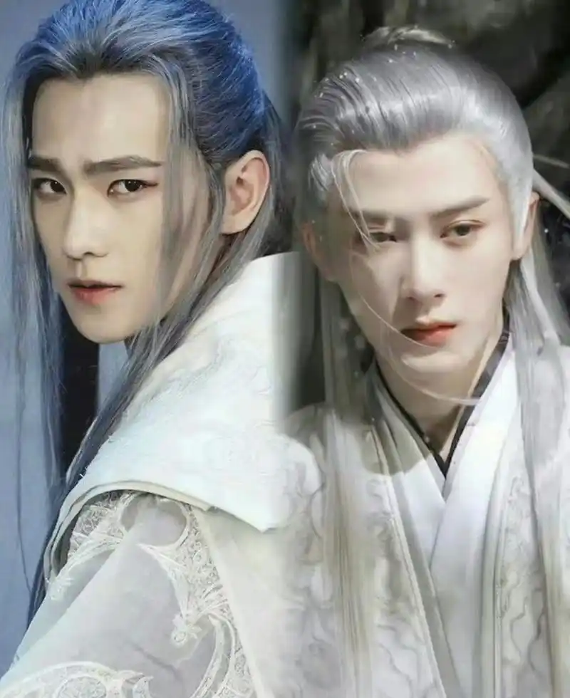 有网友说感觉杨洋的白发造型很相柳,大家感觉谁更贴合?