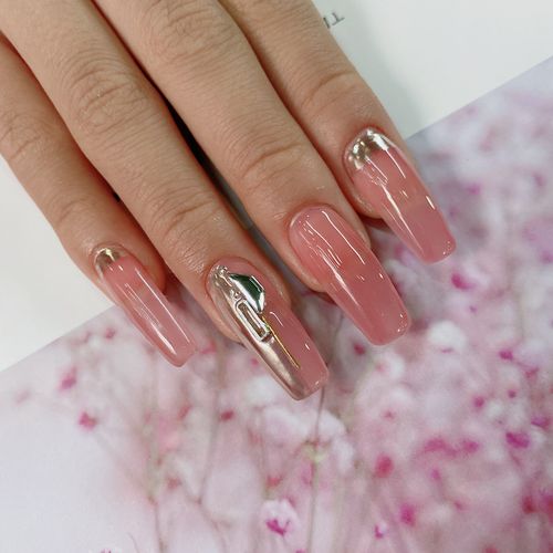 美甲美东2020年新款裸色甲油透明果冻脏脏流行指甲彩妆