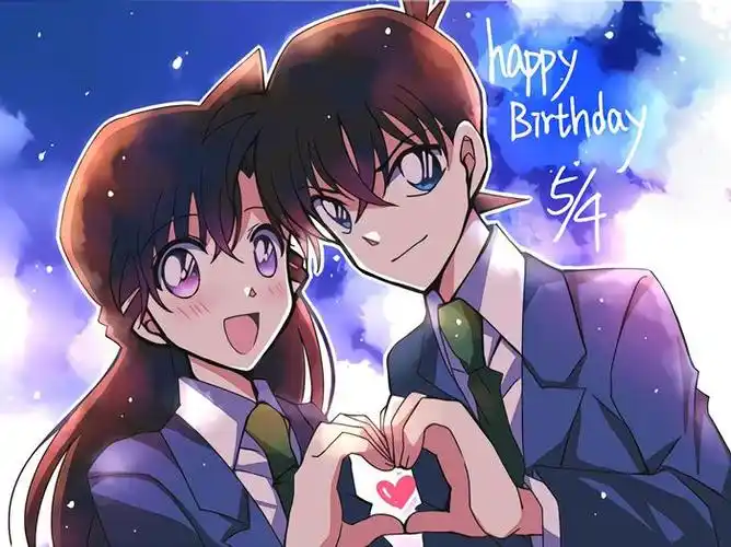 工藤新一&毛利兰,好浪漫的场景twi:ct296311