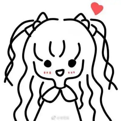 清新手账小人简笔画