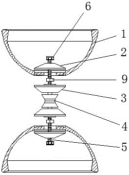 一种新型的空竹专用同心定位结构的制作方法