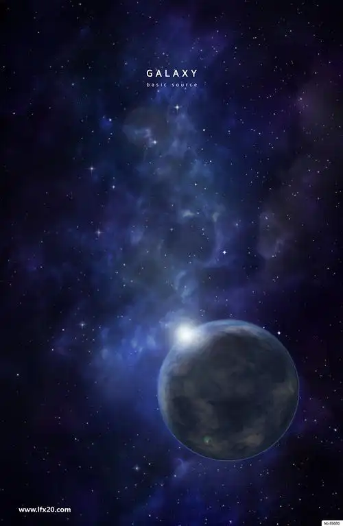 宇宙视角银河系宇宙星系主题海报psd素材