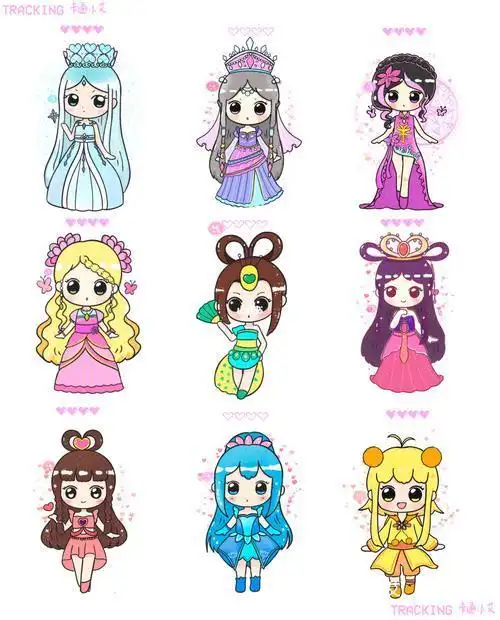 画简单萌萌动漫人物简笔画