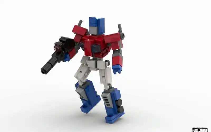 乐高机器人擎天柱视频乐高moc作品欣赏变形金刚专辑乐高组装变形金刚