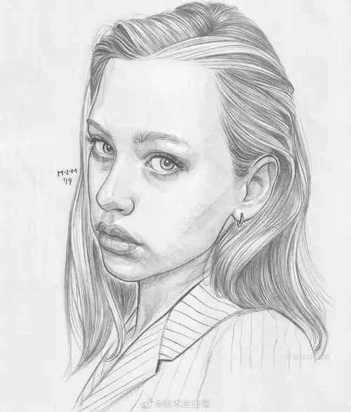 铅笔素描画好美!