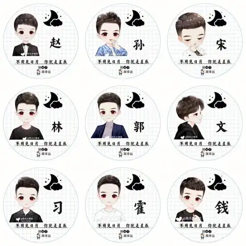 姓氏头像制作 可换字 可换图 可换语录#头像  #头像分享  #姓氏头像