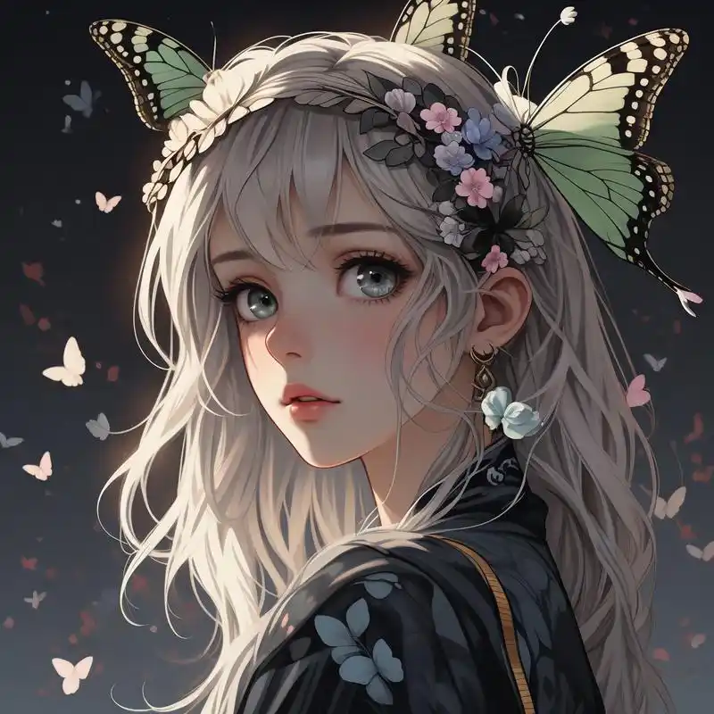 精选女生漫画头像94