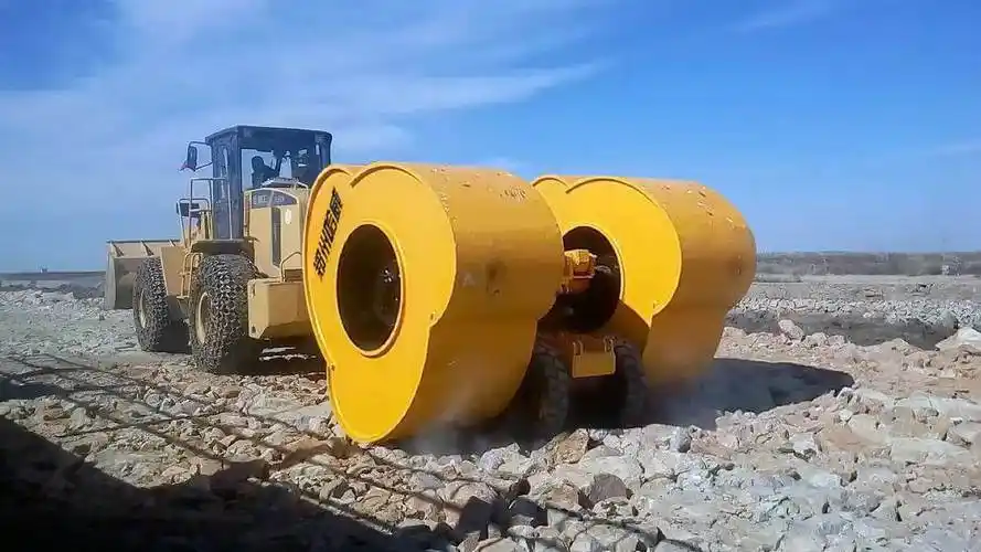 冲击碾压机械土方压实领域中的施工神器