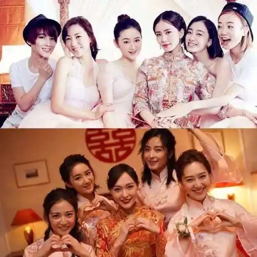 她是刘诗诗唐嫣共同的伴娘,今穿露肩毛衣配纱裙,坐姿尽显优雅范_郭