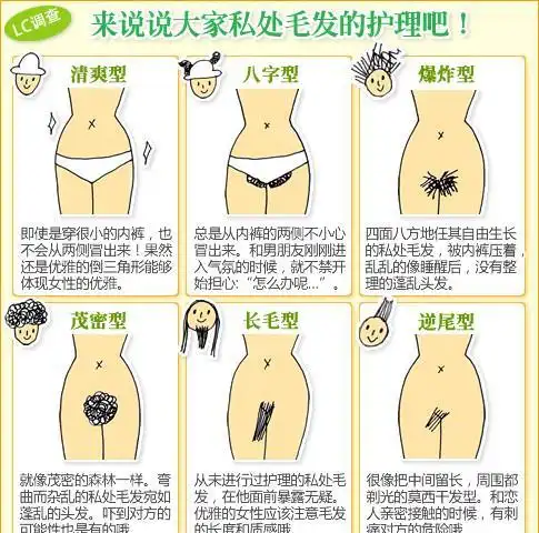 阴毛占卜术!女性私处毛发的形状长度影响一生运势