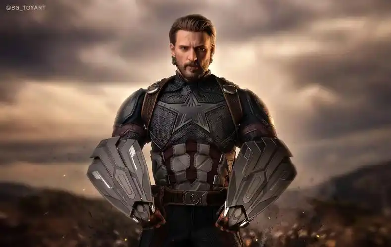 《复仇者联盟3:无限战争》美国队长 1:6比例珍藏人偶官方实物图