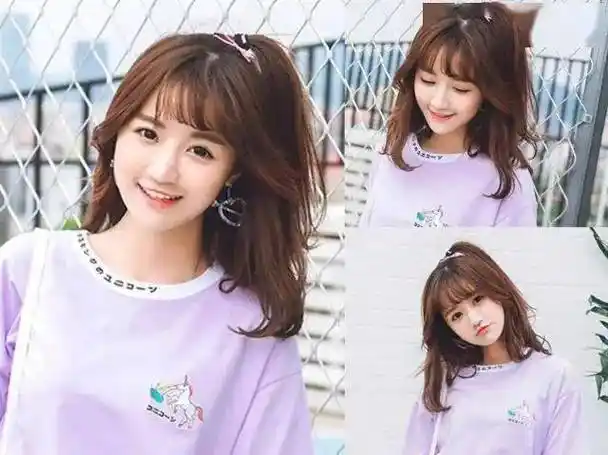 党们的4款"高马尾扎发",简单又减龄,3分钟就能学会~_头发_刘海_妹纸