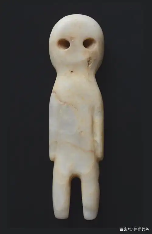 罕见的玉人,来自距今4400年-5000年前 之五 老人和孩童