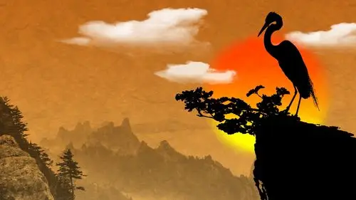 中国风墨染艺术设计宽屏壁纸(3)