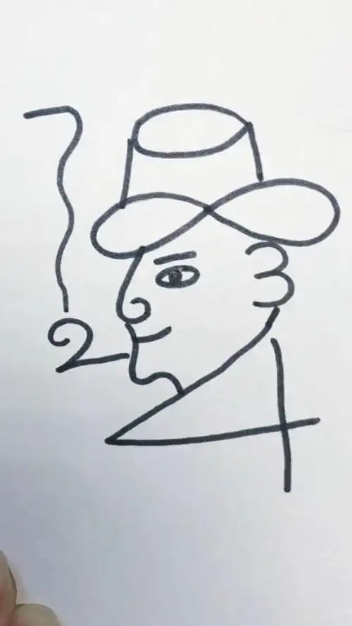 用数字画福尔摩斯