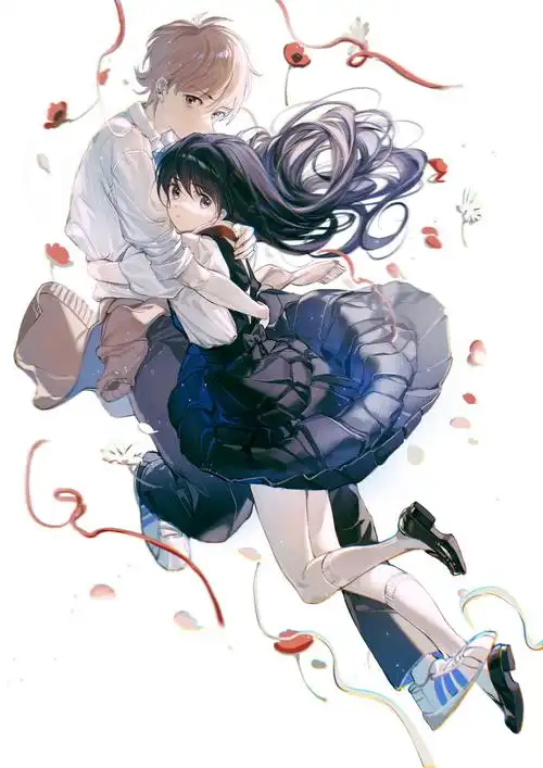 两个人插画图片壁纸