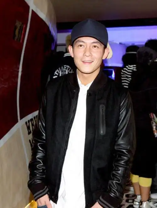 (已过期)帅!nike nsw jacket 陈冠希示范款 皮袖夹克