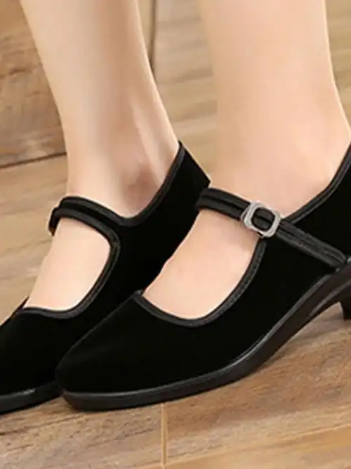 老北京布鞋一字带布鞋