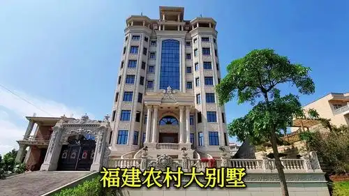 实拍福建农村,这是我见过最土豪的房子,家家都是豪华大别墅