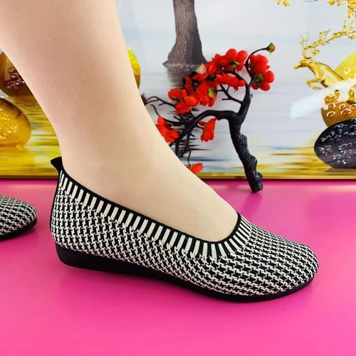 老北京布鞋女单布鞋正宗居家透气中老年软底防滑平底轻便妈妈鞋子