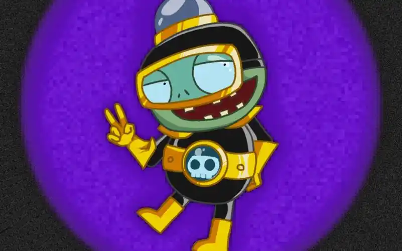 [除草剂]发个我画无穷小子的绘画过程/pvzh