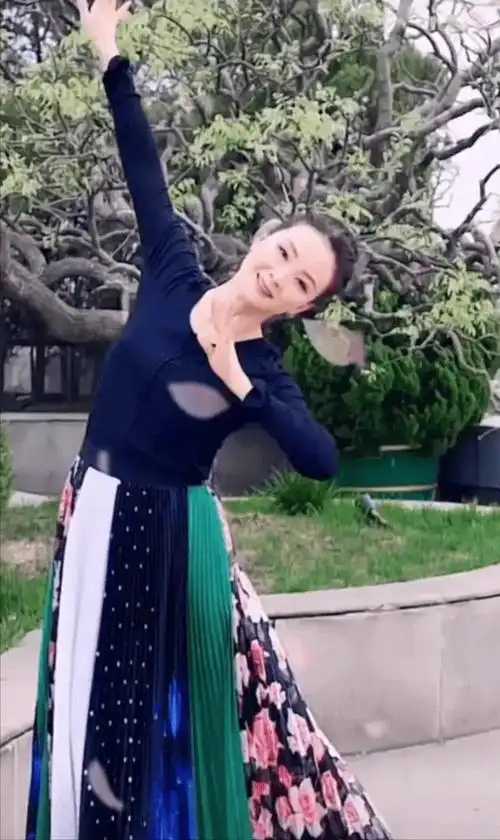 49岁王艳在2亿豪宅里跳舞,穿针织衫 半身裙,没野心的女人真美