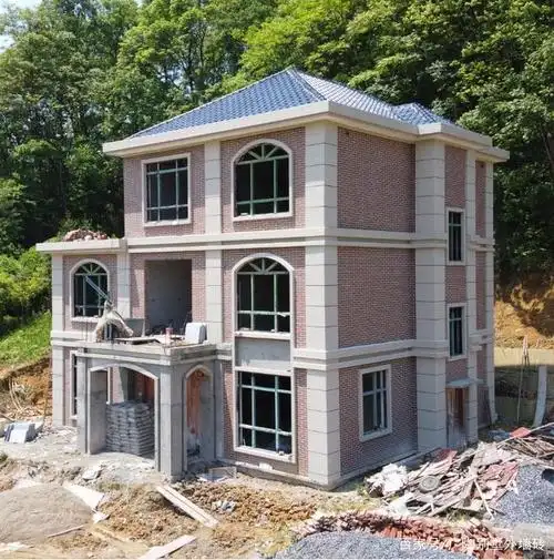 乡村自建房别墅外墙这样装修,外观大气又高级