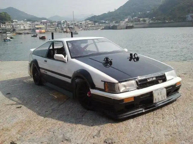 my ae86(加灯.后镜.尾翼)