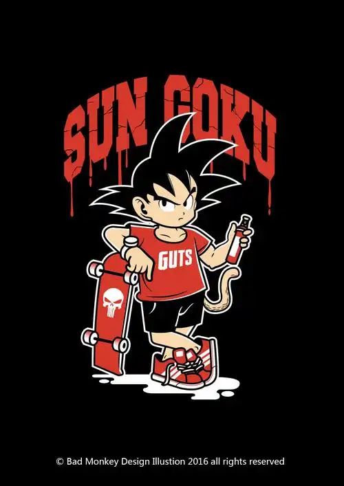 "潮流撞经典"涂鸦与龙珠