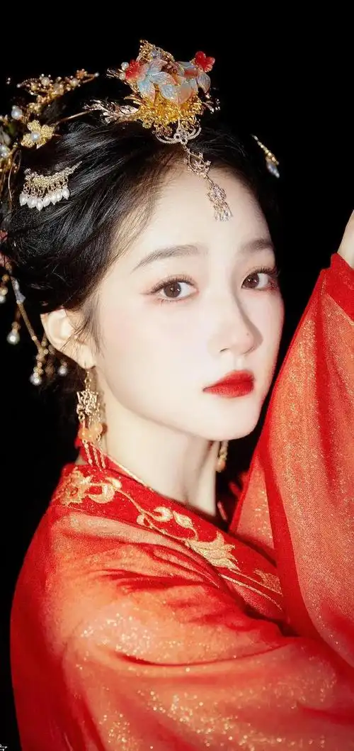 美女系列壁纸关晓彤古装造型很漂亮