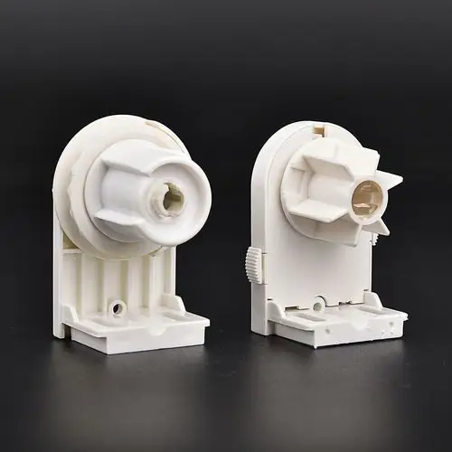 朗丽斯批发直销白色快速静音28小白兔卷帘配件罗马帘配件拉珠制头