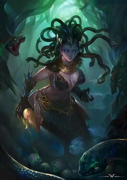 美杜莎神话魔鬼蛇妖