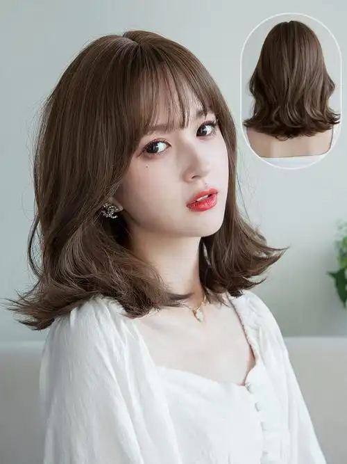 假发女短发造型外翻短卷发 韩国气质自然超a卷发齐肩发型女全头套