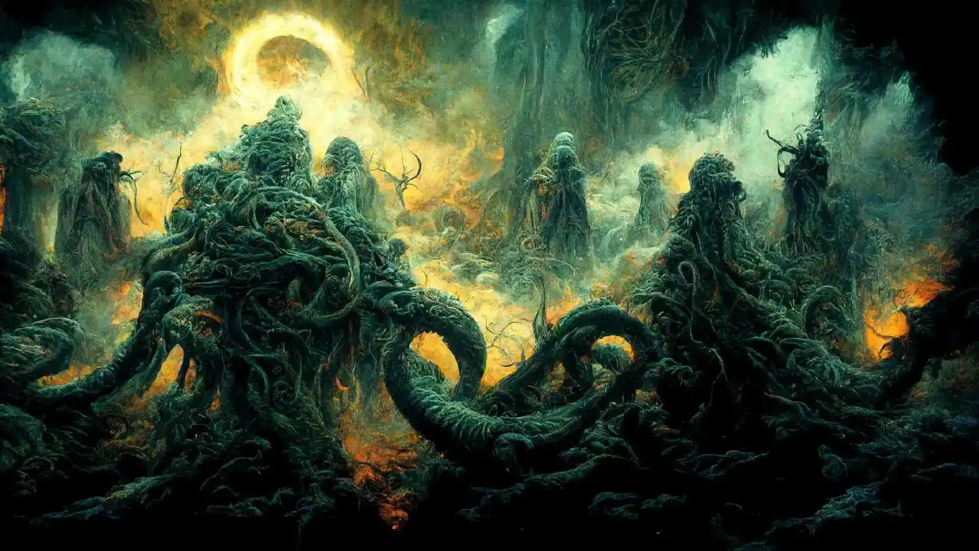 ai绘画习作克苏鲁