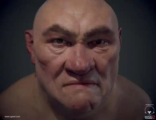 凶悍的中年男人