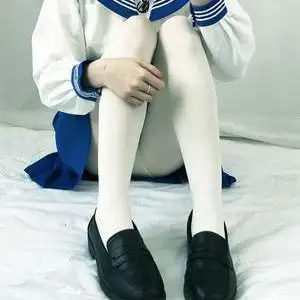 天鹅绒连裤袜白色丝袜女日系萝莉jk白丝连裤袜大人夏lolita袜子