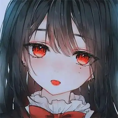 可爱呆萌卡通女生头像二次元清纯可爱女头卡通图片