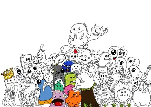 小怪兽叠叠乐|插画|儿童插画|温暖的太阳花 - 原创